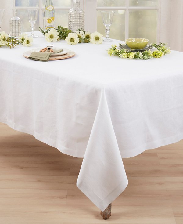 Pure Linen Tablecloth, 59" x 120"