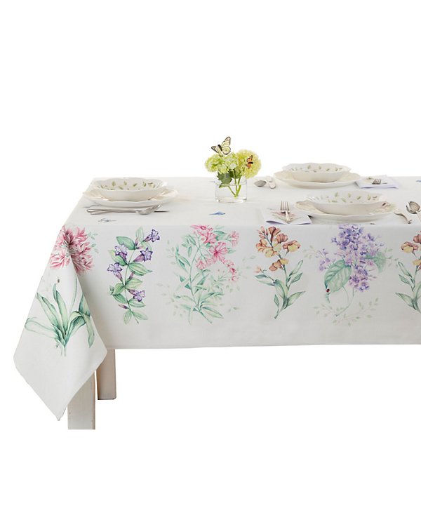 Butterfly Meadow Garden Tablecloth, 60" x 102"