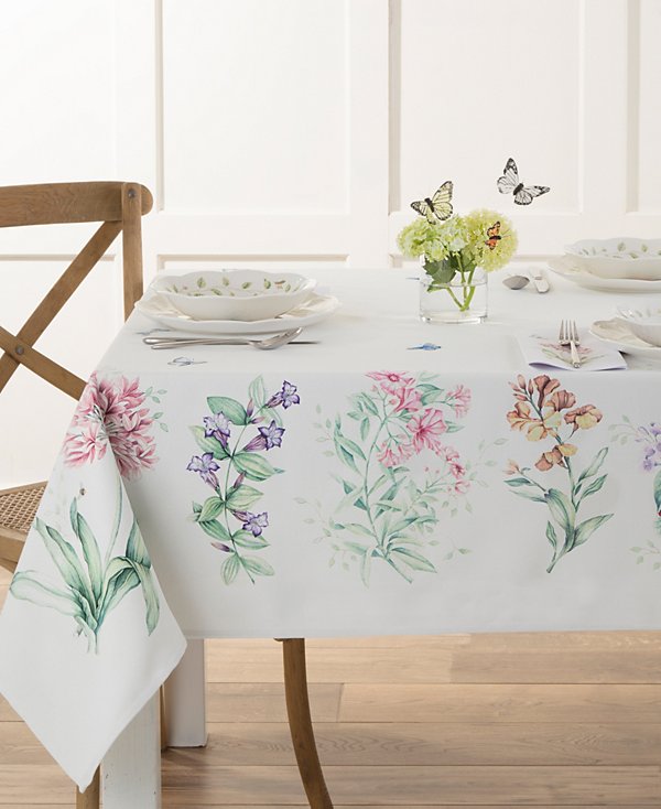 Butterfly Meadow Garden Tablecloth, 60" x 102"